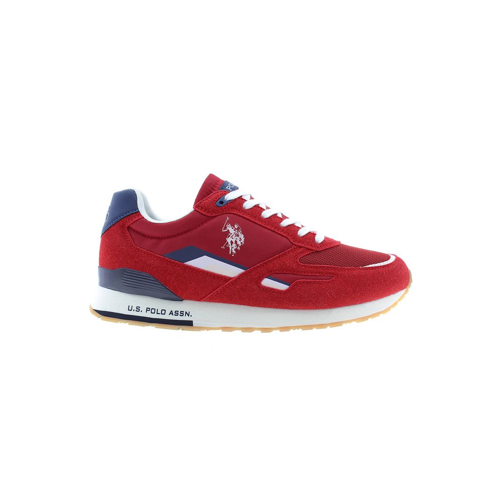 U.S. POLO ASSN. Red Polyester Sneaker