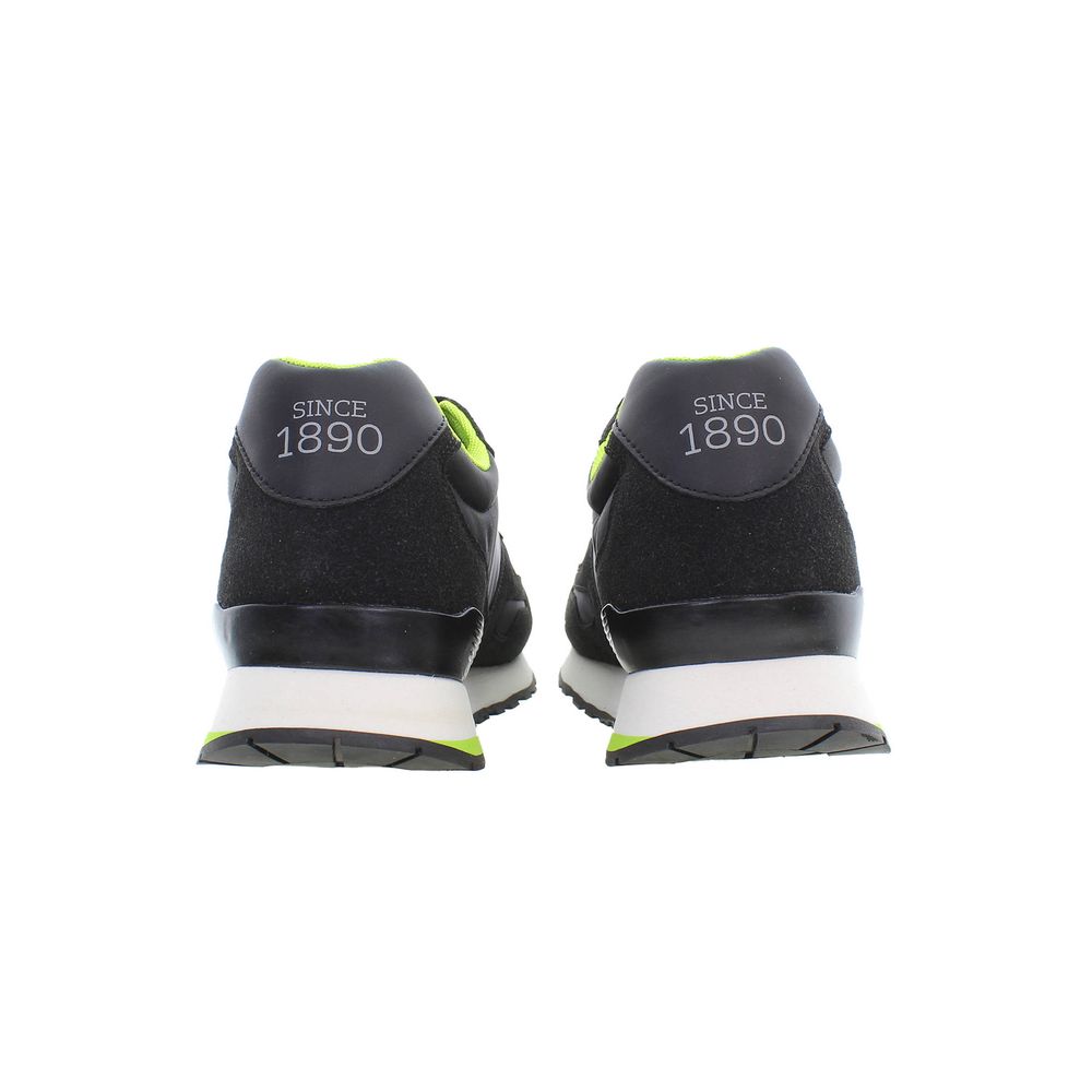 U.S. POLO ASSN. Black Polyester Sneaker