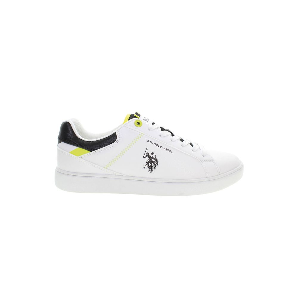U.S. POLO ASSN. White Polyester Sneaker