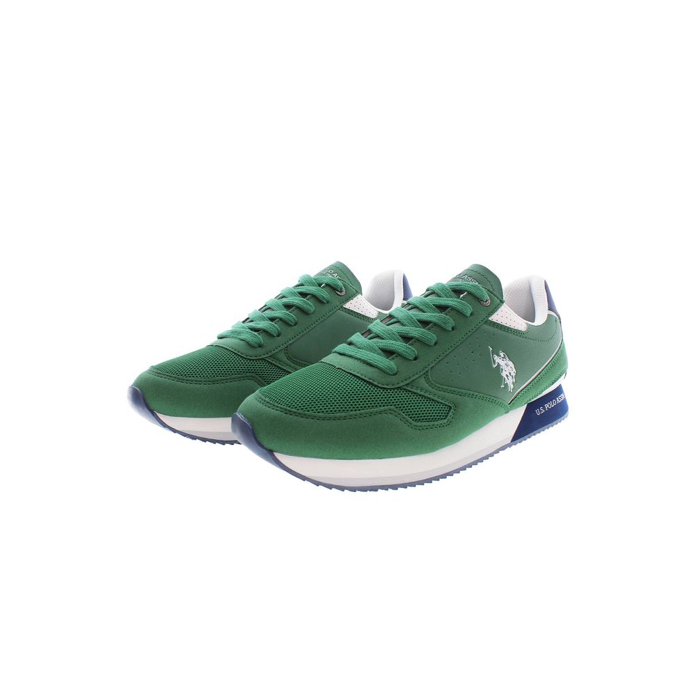 U.S. POLO ASSN. Green Polyester Sneaker