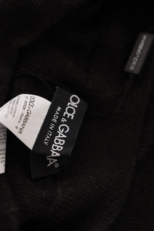 Dolce & Gabbana Elegant Cashmere Gray Tights | Winter Luxury