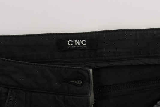 Costume National Chic Black Regular Fit Denim Jeans