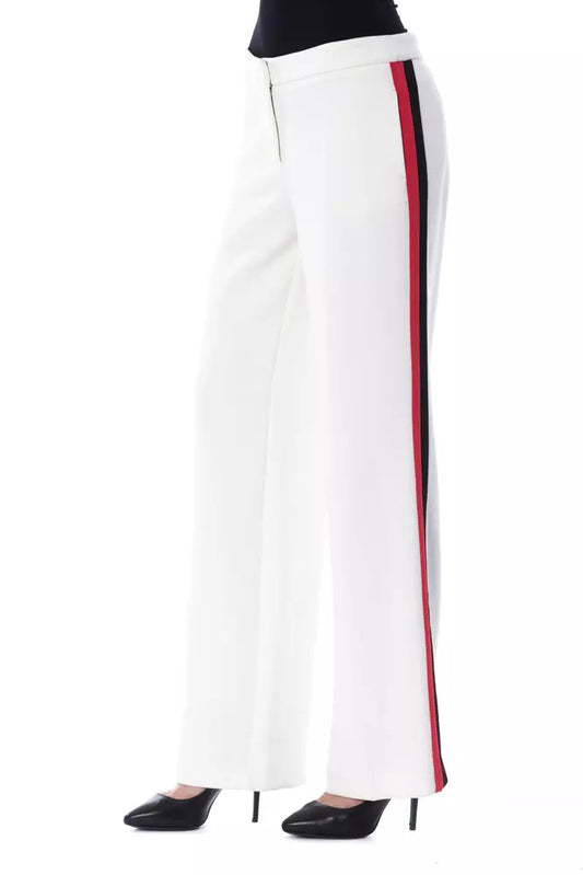 BYBLOS White Polyester Women's Pants