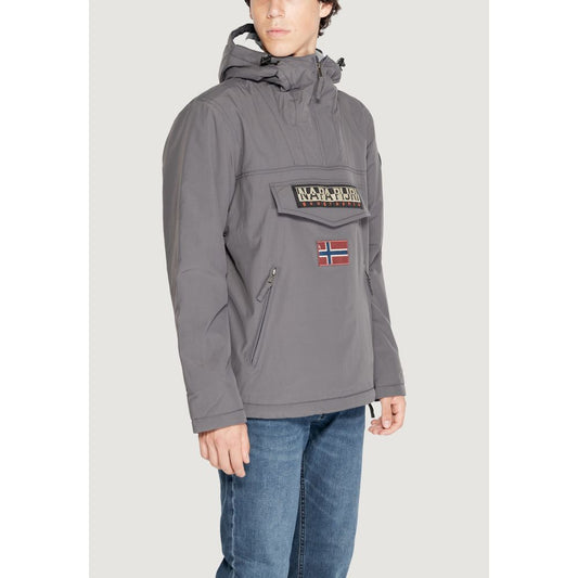 Napapijri Gray Polyester Jacket