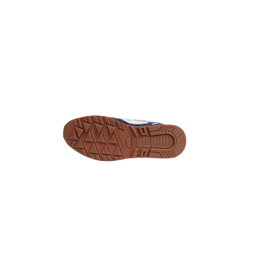 Saucony Blue Suede Leather Sneaker