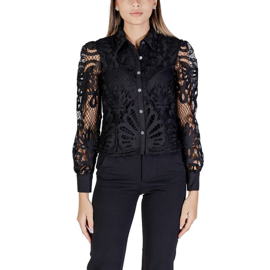Morgan De Toi Black Polyester Shirt