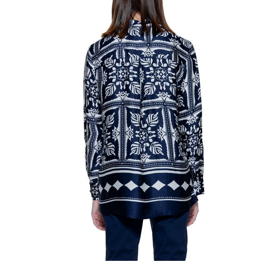 Street One Blue Viscose Shirt