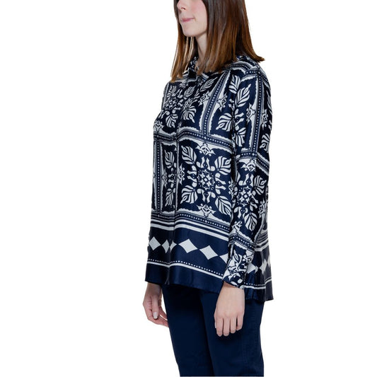 Street One Blue Viscose Shirt