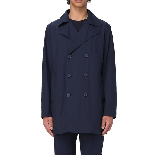 People Of Shibuya Blue Recycled Polyester Men Jacket