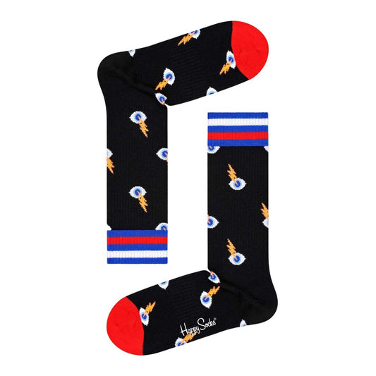 Happy Socks Black Cotton Tights & Sock