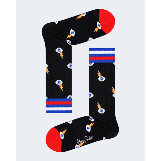 Happy Socks Black Cotton Tights & Sock