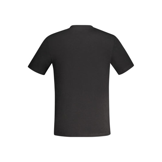 Guess Jeans Black Cotton Men T-Shirt