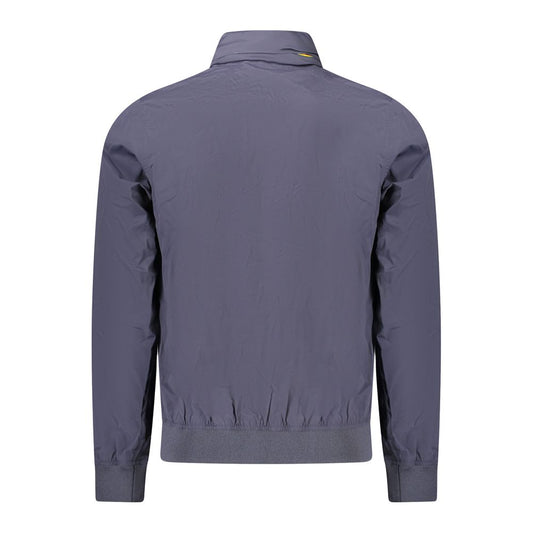 K-WAY Blue Nylon Men Jacket