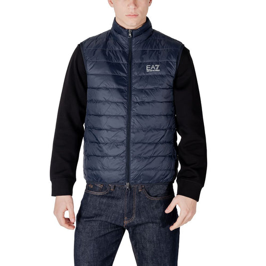 EA7 Emporio Armani Blue Polyamide Jacket