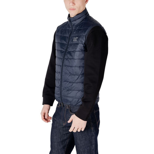 EA7 Emporio Armani Blue Polyamide Jacket
