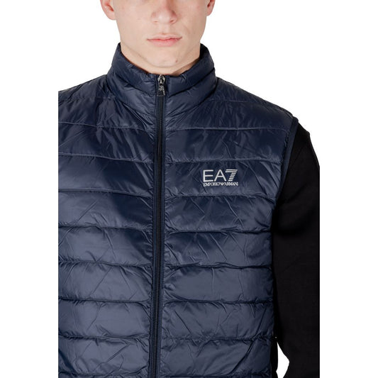EA7 Emporio Armani Blue Polyamide Jacket