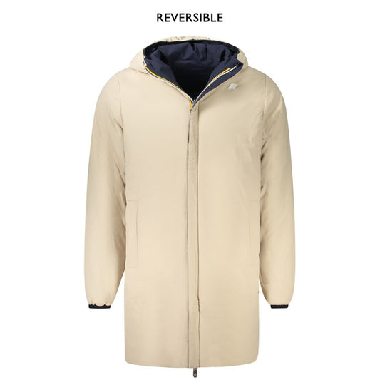 K-WAY Blue Nylon Men Jacket