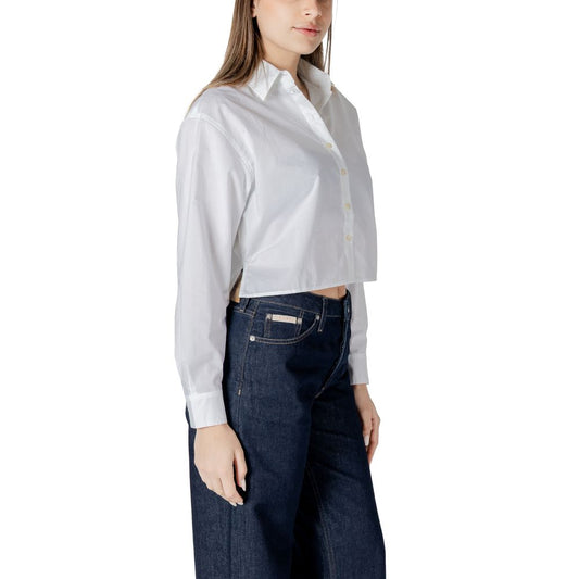 Calvin Klein Jeans White Cotton Shirt