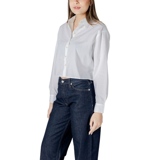 Calvin Klein Jeans White Cotton Shirt
