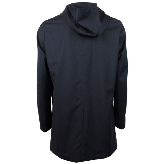 Made in Italy Blue Wool Vergine Jacket