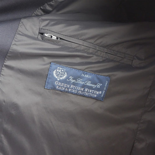 Made in Italy Blue Wool Vergine Jacket