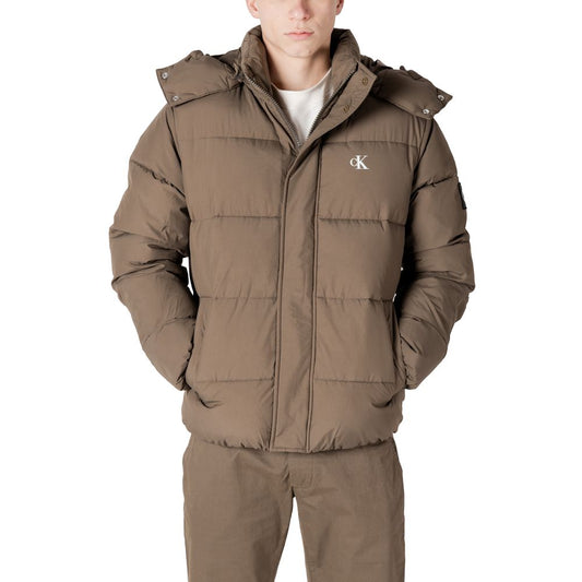 Calvin Klein Jeans Gray Polyamide Jacket