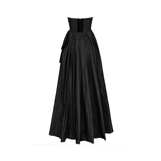 PINKO Black Elastane Dress