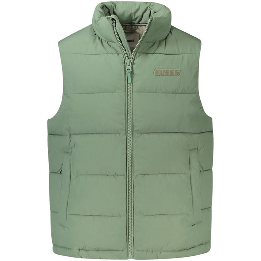 Guess Jeans Green Polyamide Men Jacket