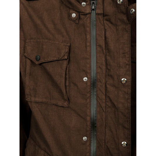 Herno Brown Linen Jacket