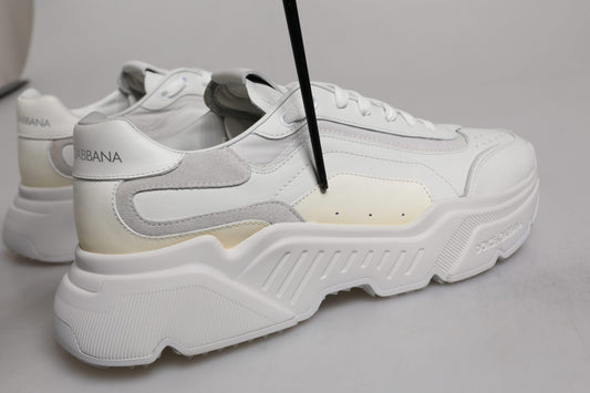 Dolce & Gabbana White Daymaster Low Top Sneakers Shoes