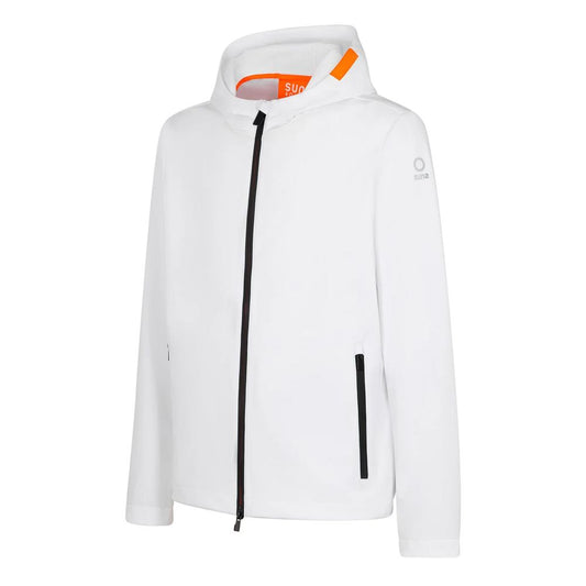 Suns White Polyester Jacket