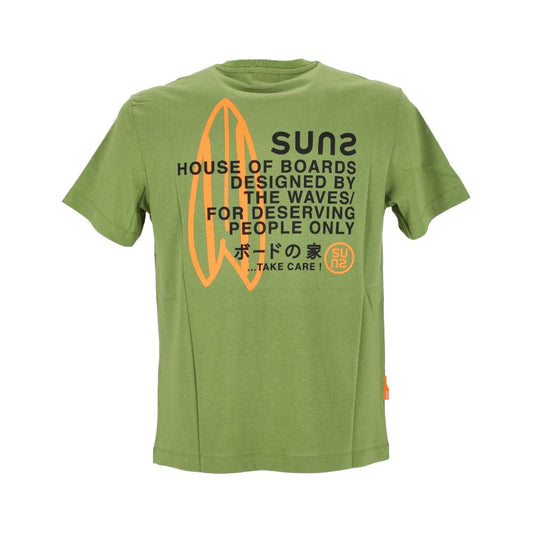 Suns Green Cotton T-Shirt