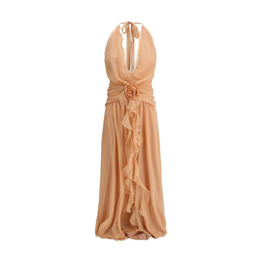 Blumarine Silk georgette long Dress