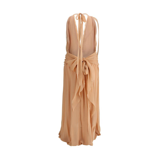 Blumarine Silk georgette long Dress