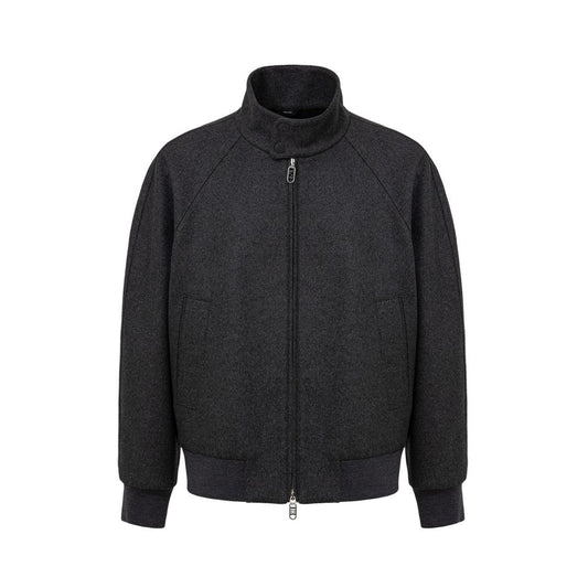 Fendi Gray Cashmere Jacket