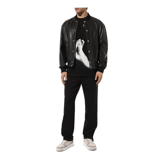 Diego Venturino Black Cotton T-Shirt