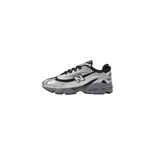 New Balance Silver Synthetic Sneaker