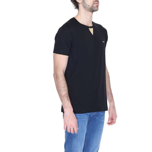 Alviero Martini Prima Classe Black Cotton T-Shirt