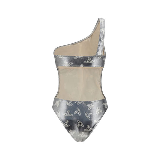 Vivienne Westwood Orb One-Shoulder Swimsuit