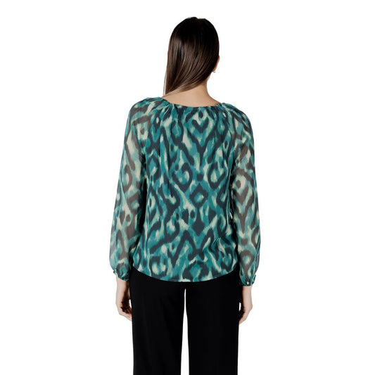 Street One Green Polyester Shirt