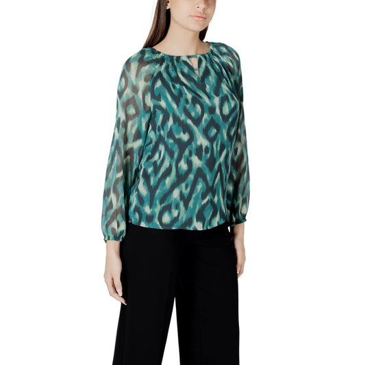 Street One Green Polyester Shirt