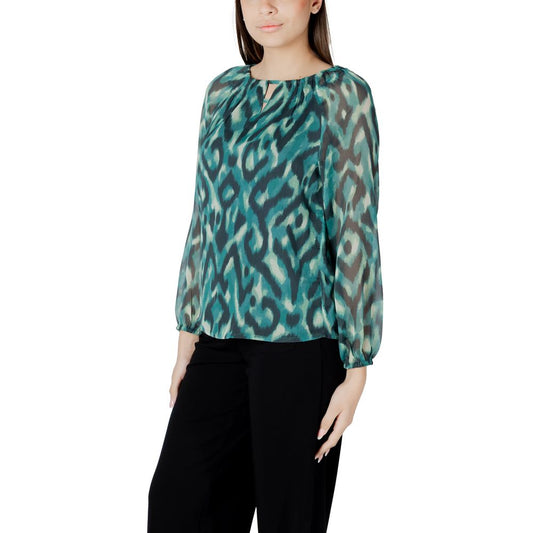 Street One Green Polyester Shirt