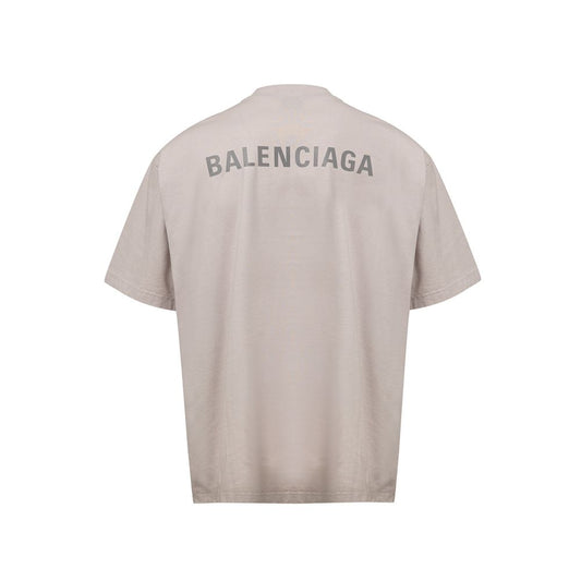 Balenciaga White Cotton T-Shirt