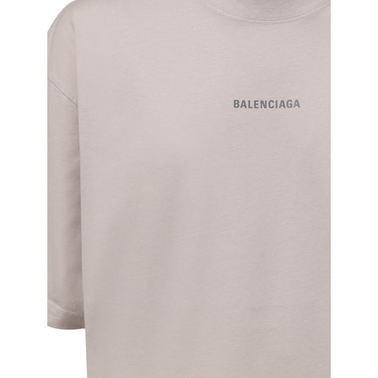 Balenciaga White Cotton T-Shirt