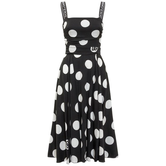 Dolce & Gabbana Black Silk Dress