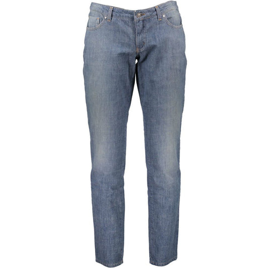 Costume National Blue Cotton Women Jeans