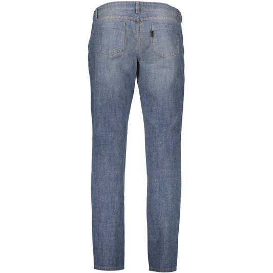 Costume National Blue Cotton Women Jeans