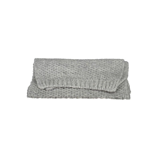 Calvin Klein Gray Alpaca Wool Women Scarf