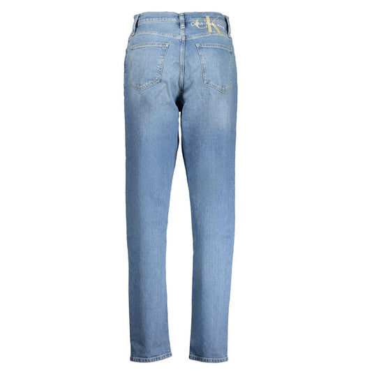 Calvin Klein Light Blue Cotton Jeans & Pant