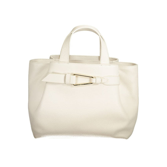 Coccinelle White Leather Handbag